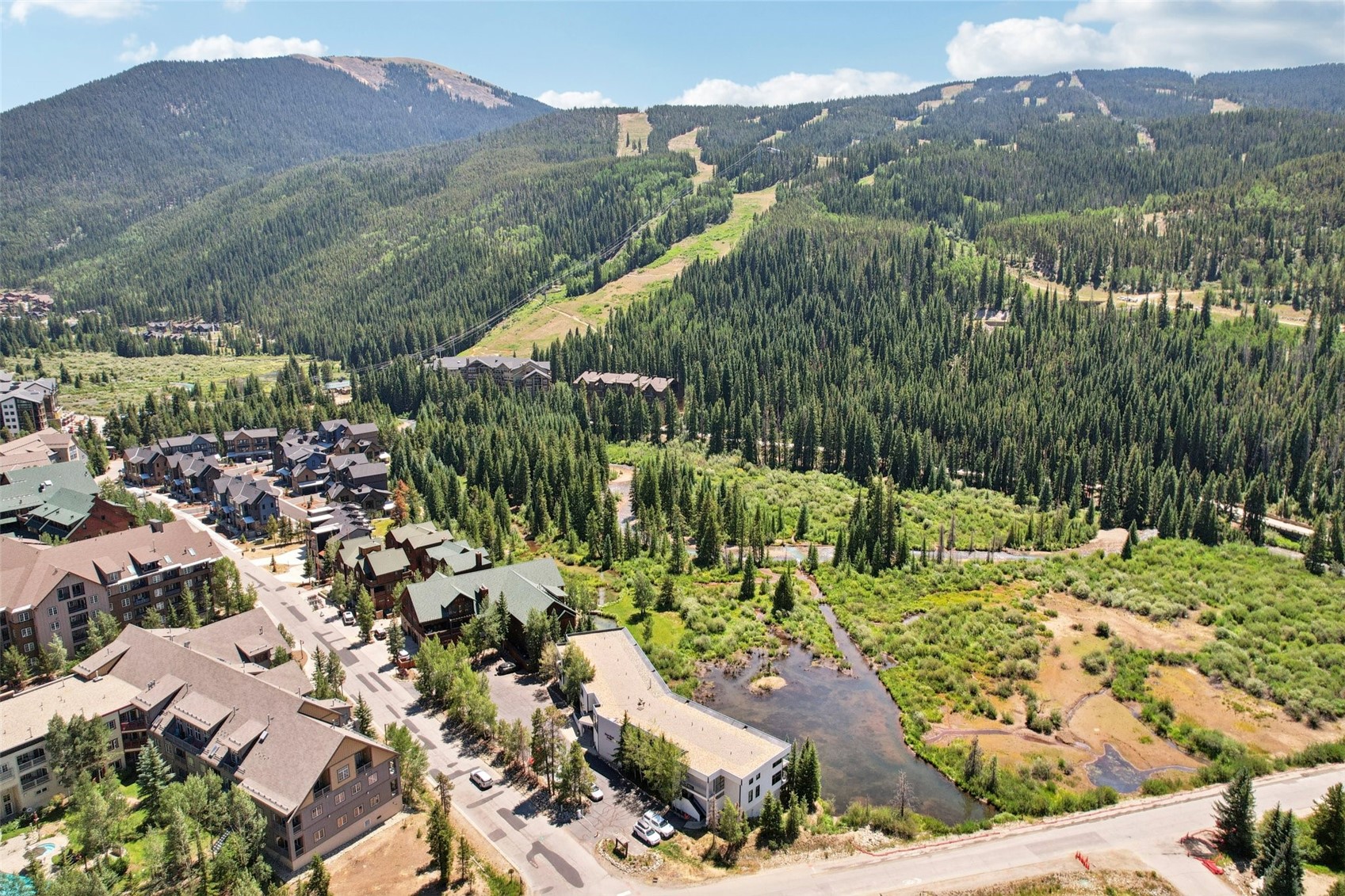 24 River Run Road, Unit 2907 Keystone, CO 80435 - Photo 25 of 37 a view of a city with mountain