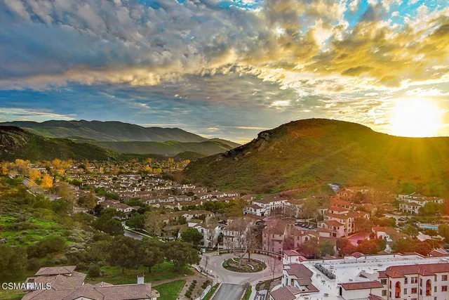 a view of lake with mountain