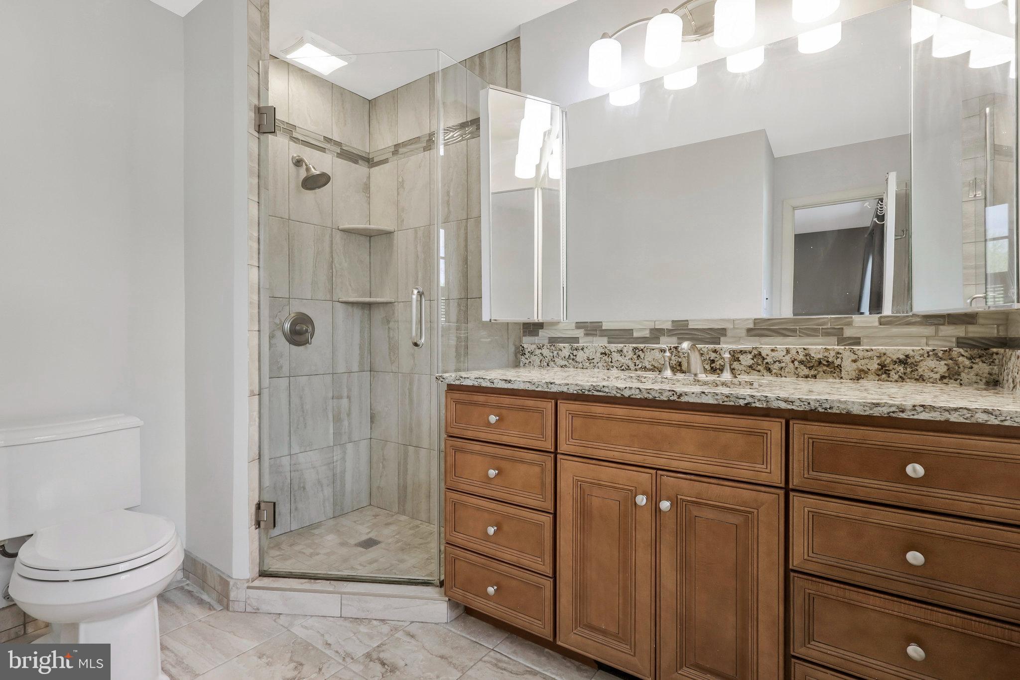 1119 Randolph Road McLean, VA 22101 - Photo 26 of 42 Primary Bathroom with glass shower door