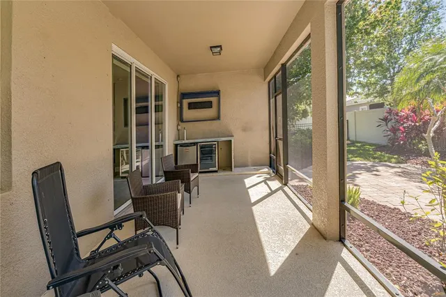 a view of a living room and dining room