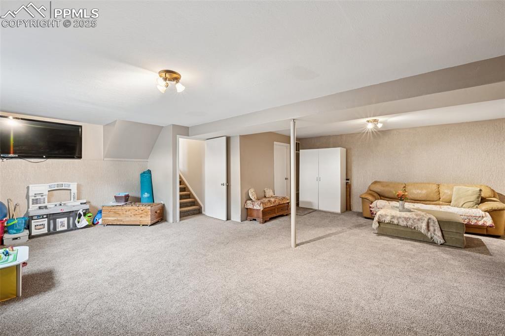 5560 Constitution Avenue Colorado Springs, CO 80917 - Photo 24 of 30 a view of a livingroom with furniture and a flat screen tv