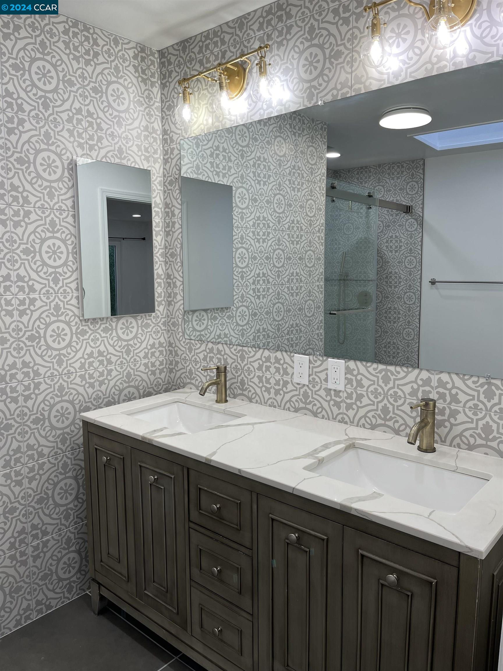 Glengarry Drive Walnut Creek, CA 94596 - Photo 13 of 21 a bathroom with a sink and a mirror