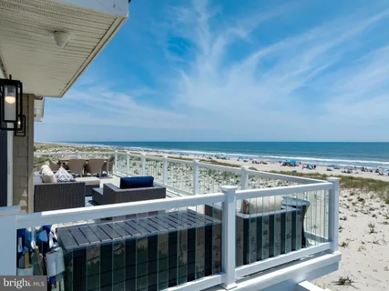 a view of beach and ocean