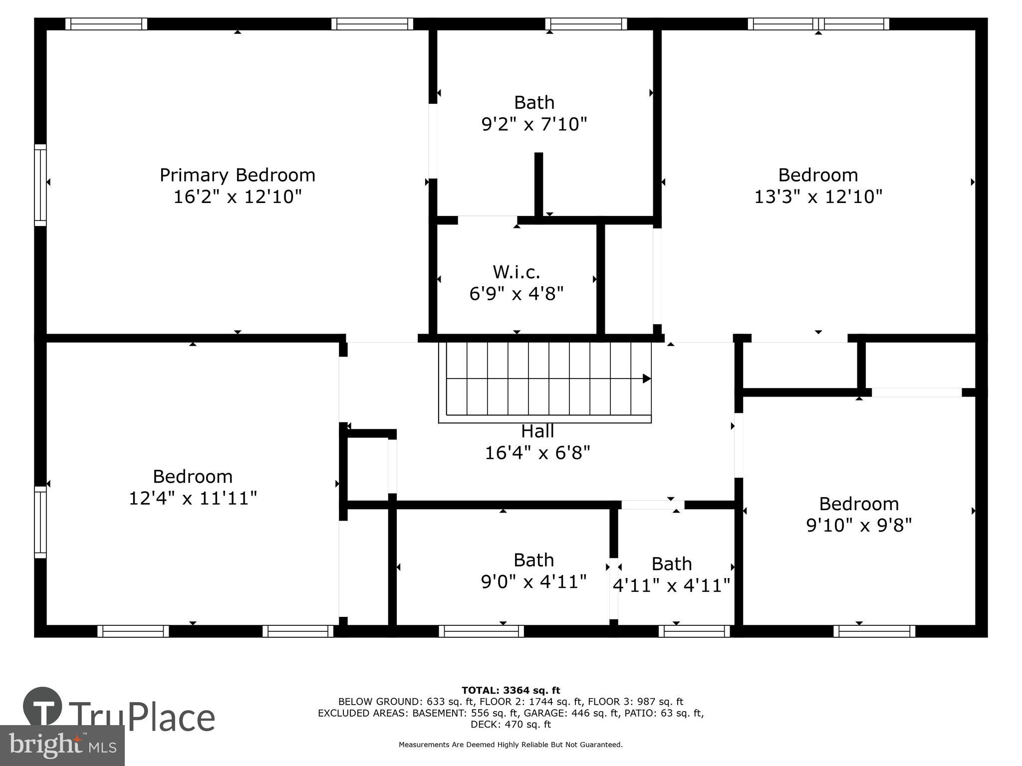 9829 Vale Road Vienna, VA 22181 - Photo 65 of 66 Floorplan Upper Level