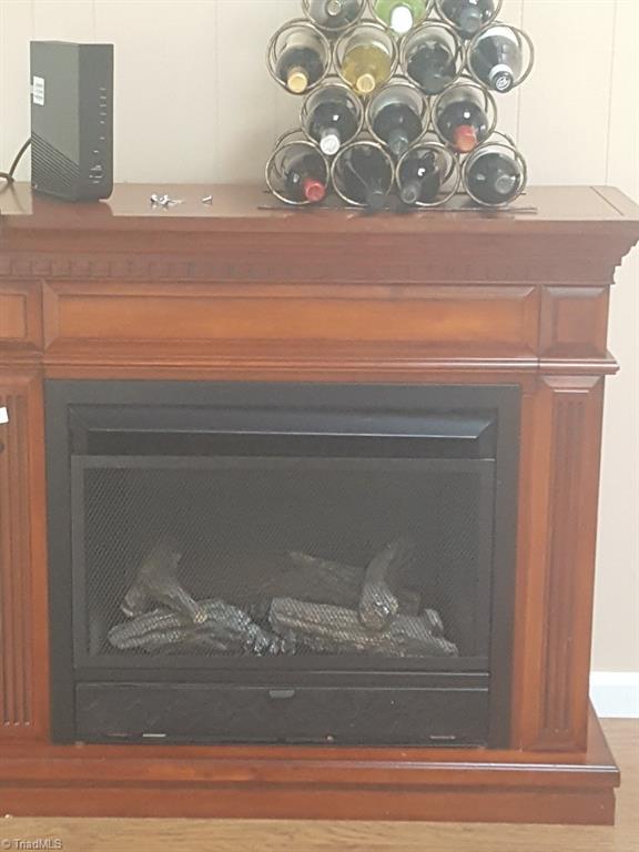 1055 Riverview Rd Extension Lexington, NC 27292 - Photo 22 of 27 Propane fireplace in living room.