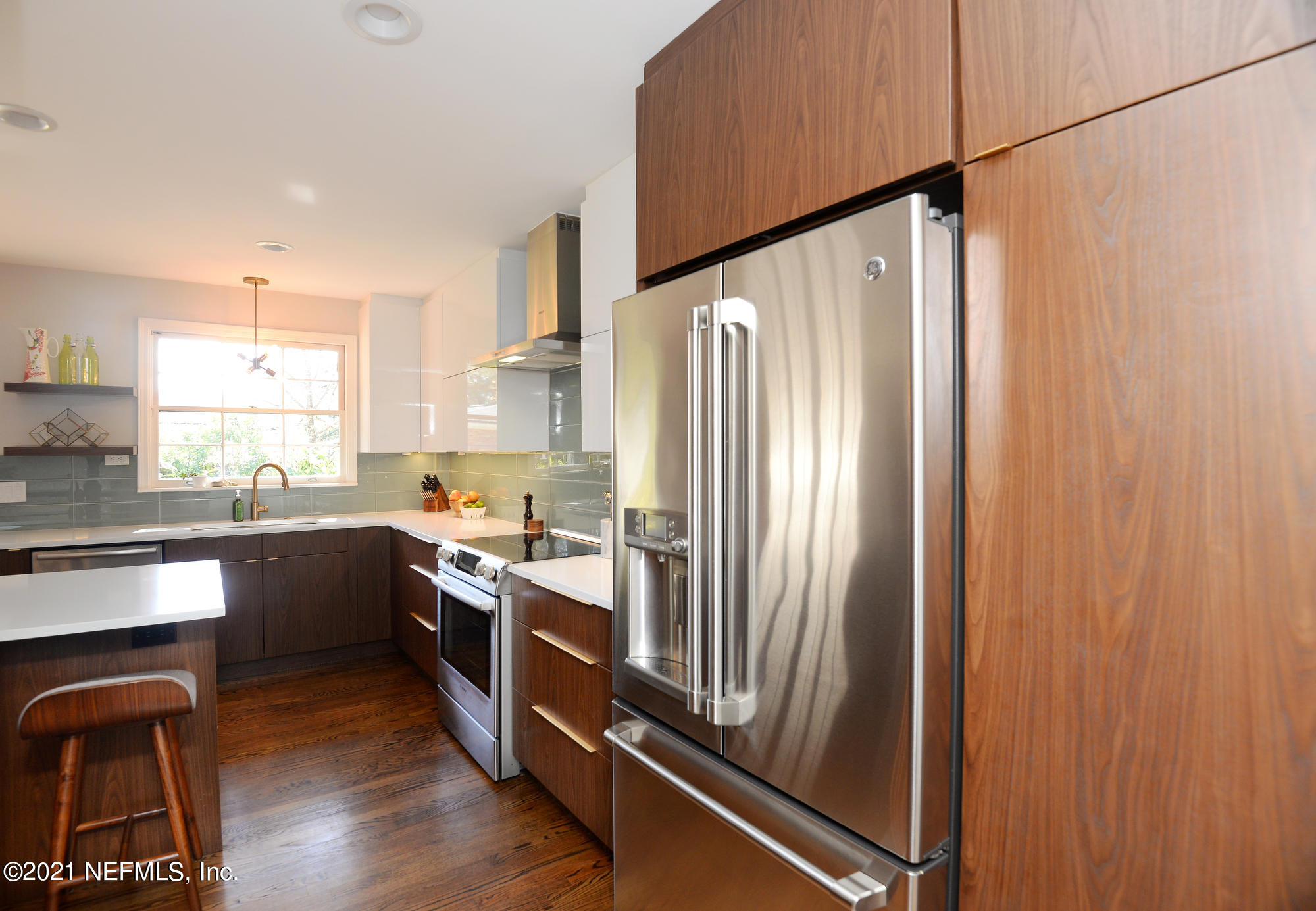 4722 Eton Lane Jacksonville, FL 32210 - Photo 18 of 43 Kitchen Entry View with Refrigerator