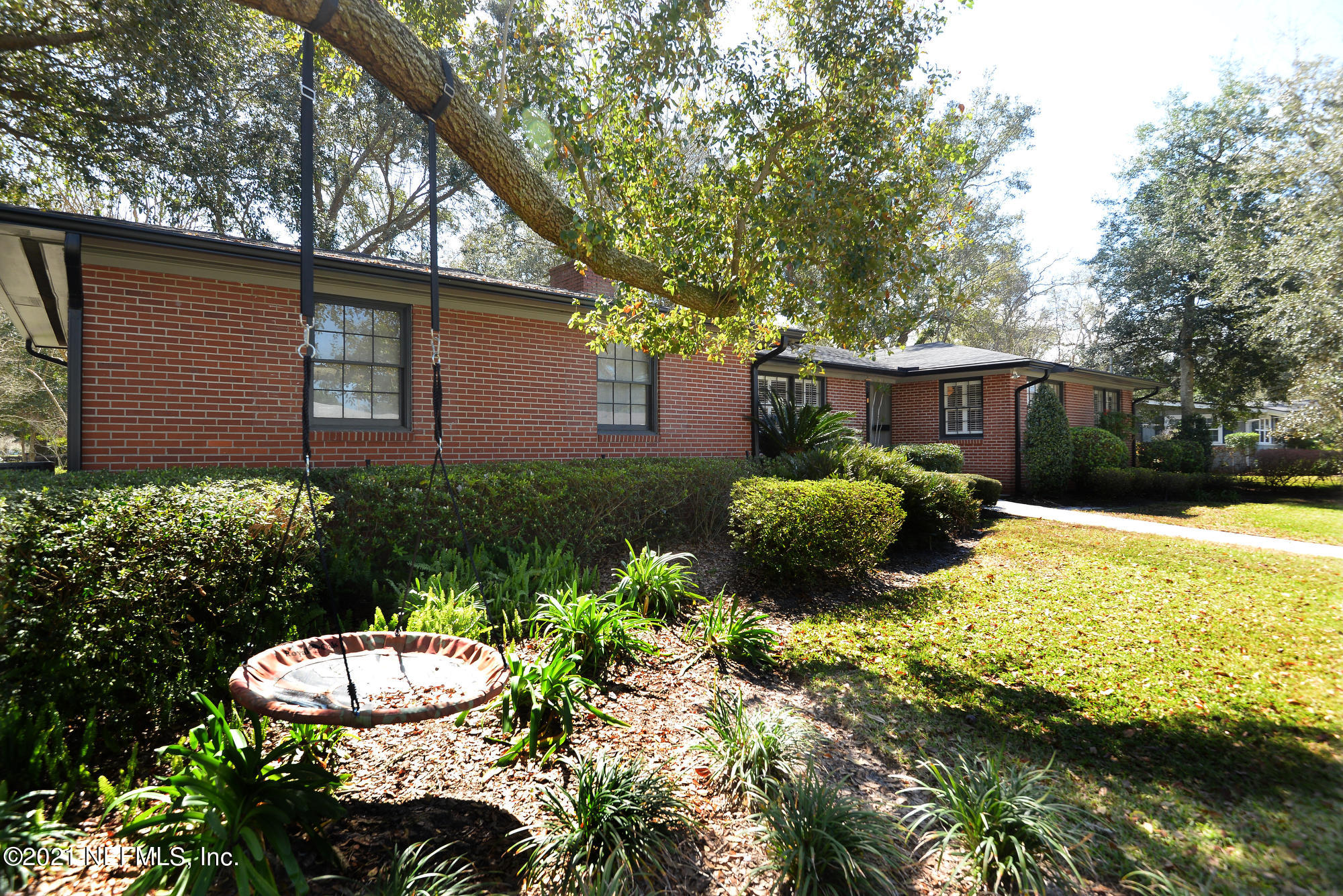 4722 Eton Lane Jacksonville, FL 32210 - Photo 3 of 43 Front Yard and Home View with Swing