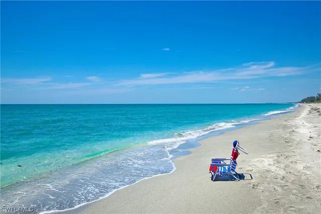 a view of a lake with a city
