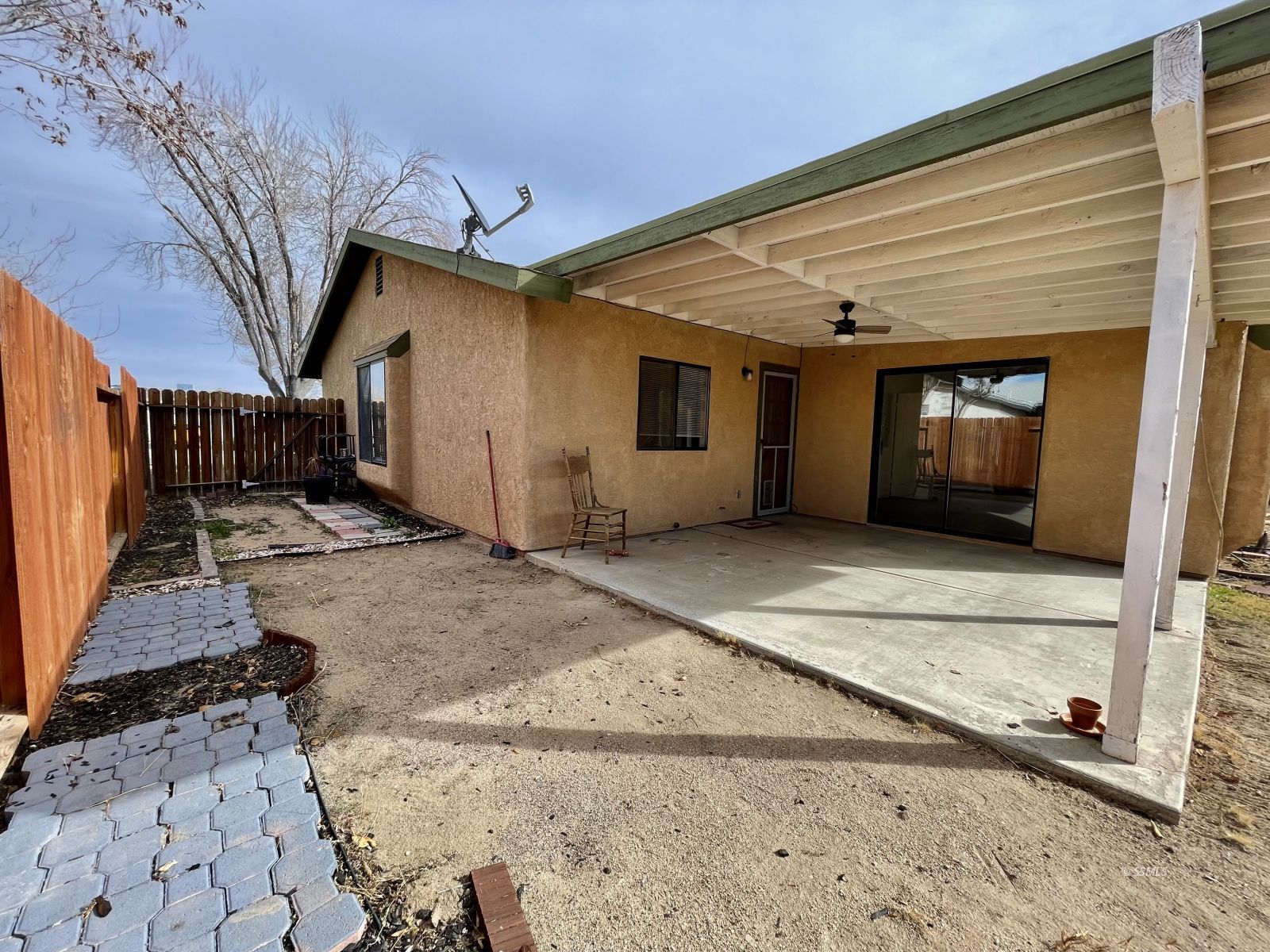 225 Michele Street Ridgecrest, CA 93555 - Photo 31 of 36 a view of a house with a patio