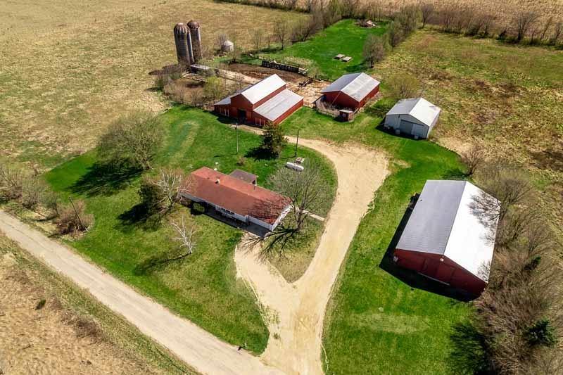 17427 West Douglas Road Brodhead, WI 53520 - Photo 5 of 89 an aerial view of a house with outdoor space