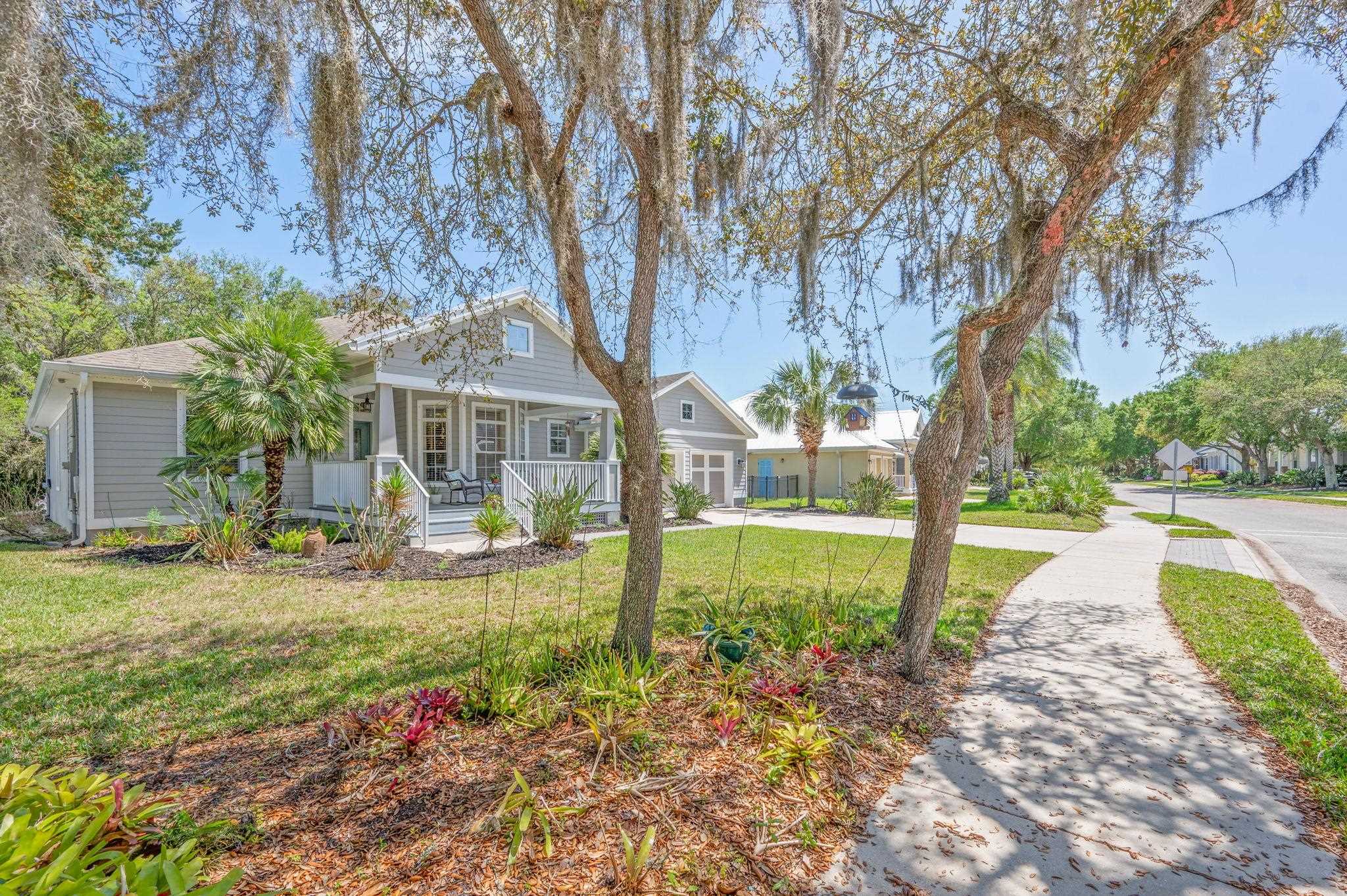 1184 Overdale Road St. Augustine, FL 32080 - Photo 34 of 75 Bungalow-style home with a front lawn, a porch, concrete driveway, and a garage