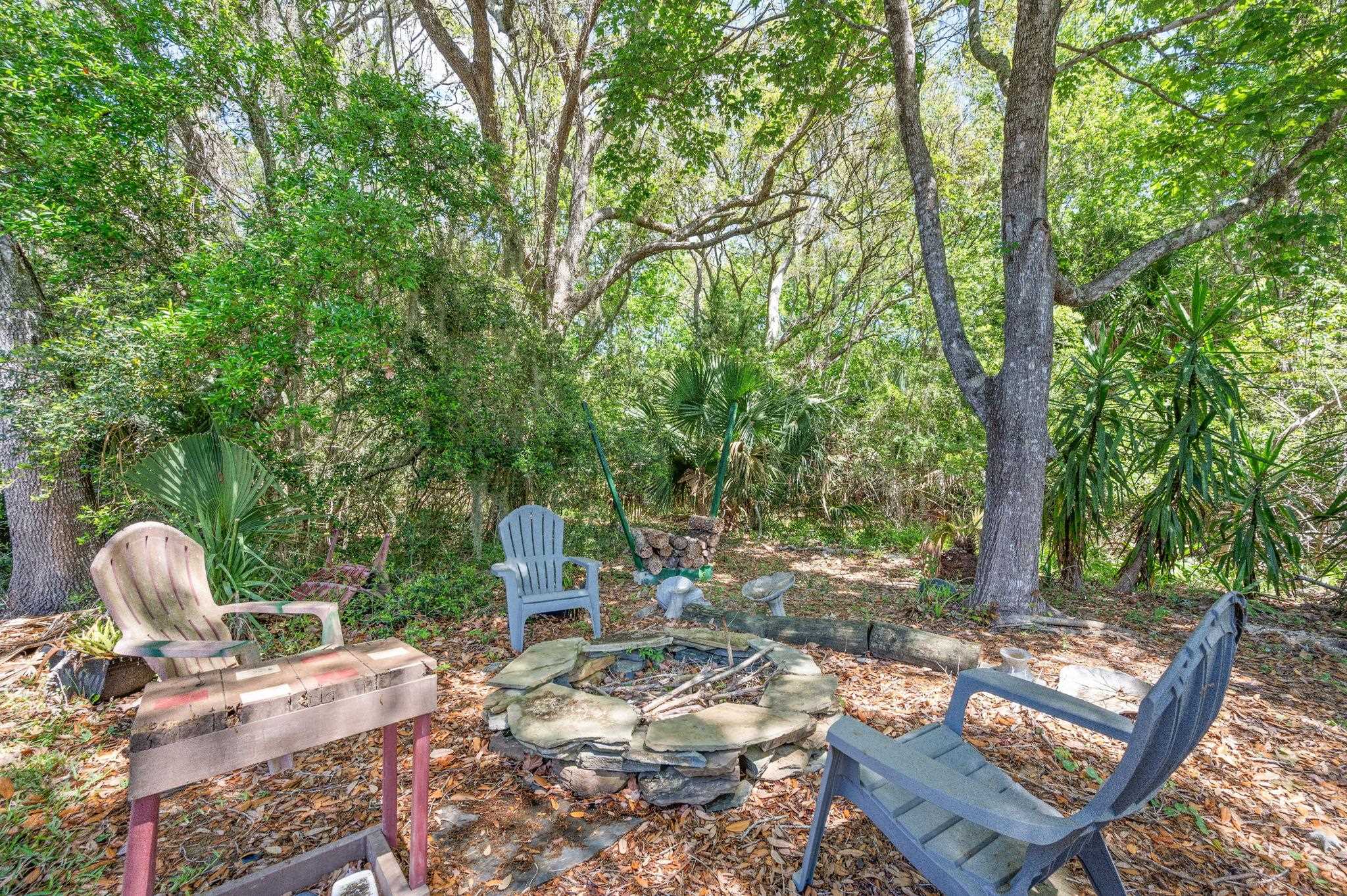 1184 Overdale Road St. Augustine, FL 32080 - Photo 67 of 75 View of patio / terrace with a fire pit