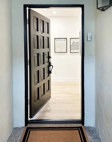 a view of an entryway