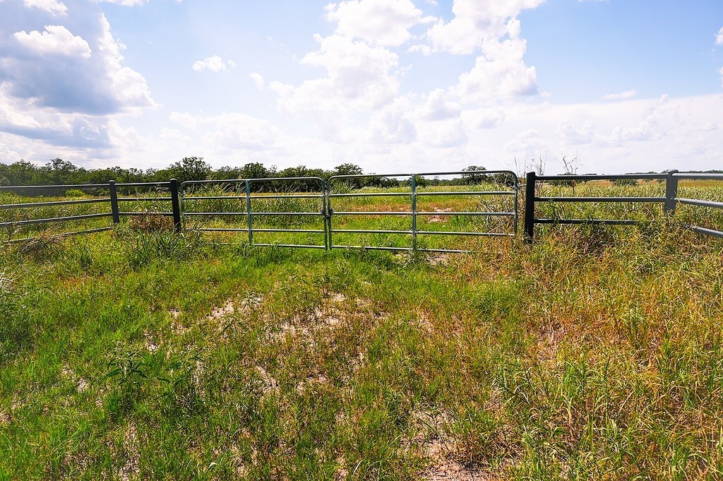 4810 Burke Road Flatonia, TX 78941 - Photo 10 of 18 a view of a yard with wooden fence