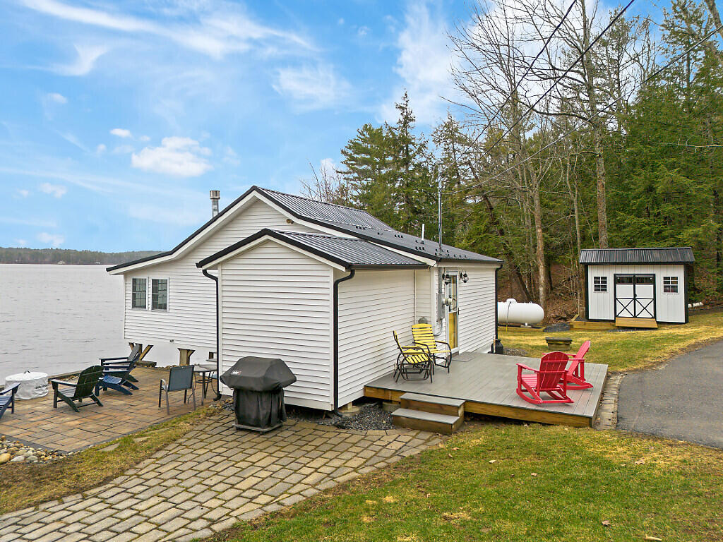 39 White Fish Road Winslow, ME 04901 - Photo 20 of 31 Patio and Rear Deck