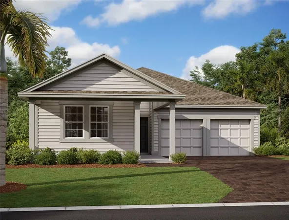 front view of a house and a yard