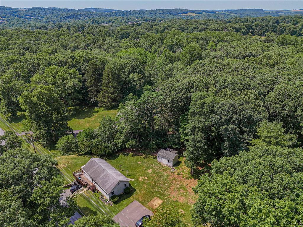 8520 Rextown Road Slatington, PA 18080 - Photo 3 of 40 an aerial view of a house with a yard