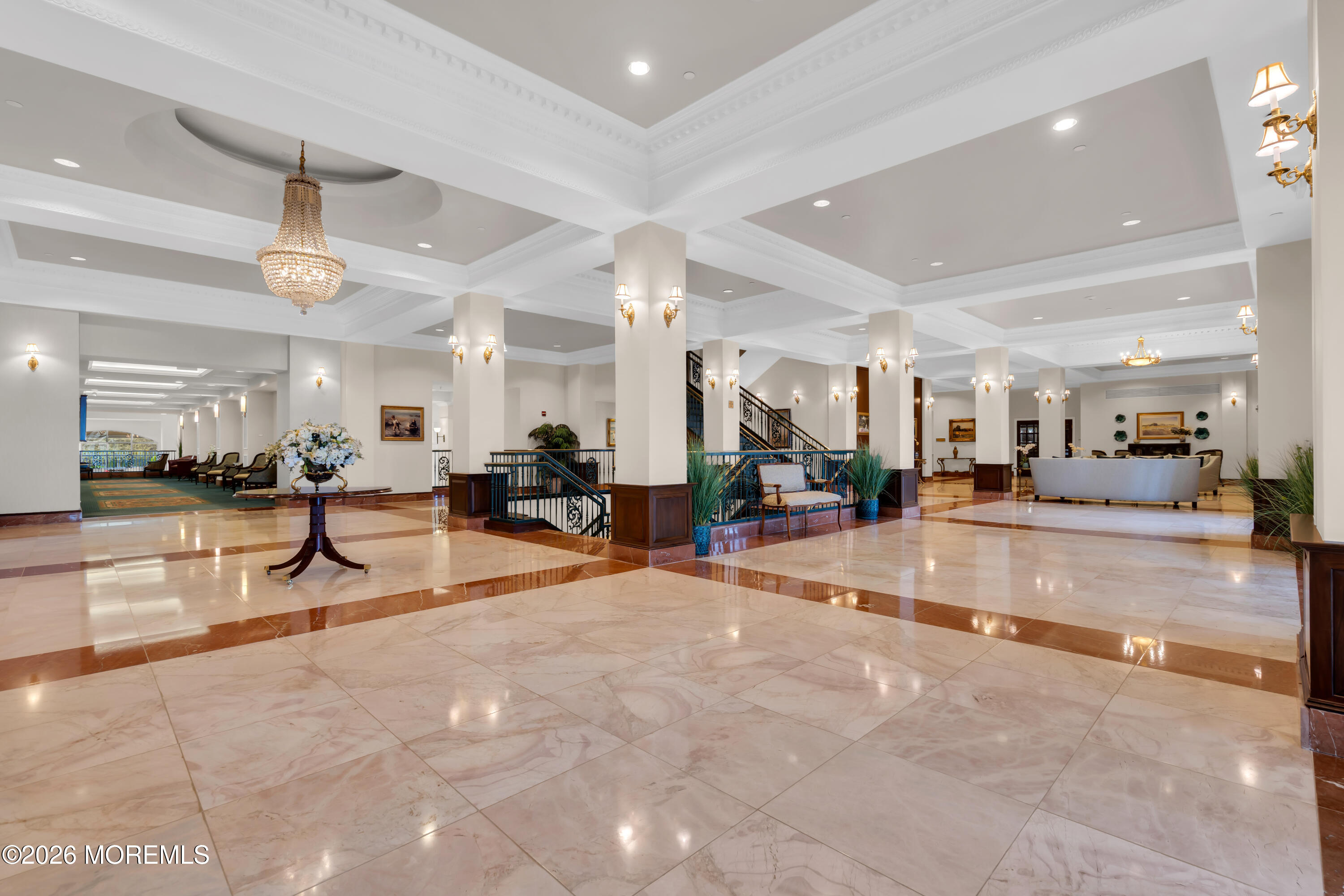700 Ocean Avenue, Unit G29 Spring Lake, NJ 07762 - Photo 8 of 25 a view of a lobby with furniture and a mirror