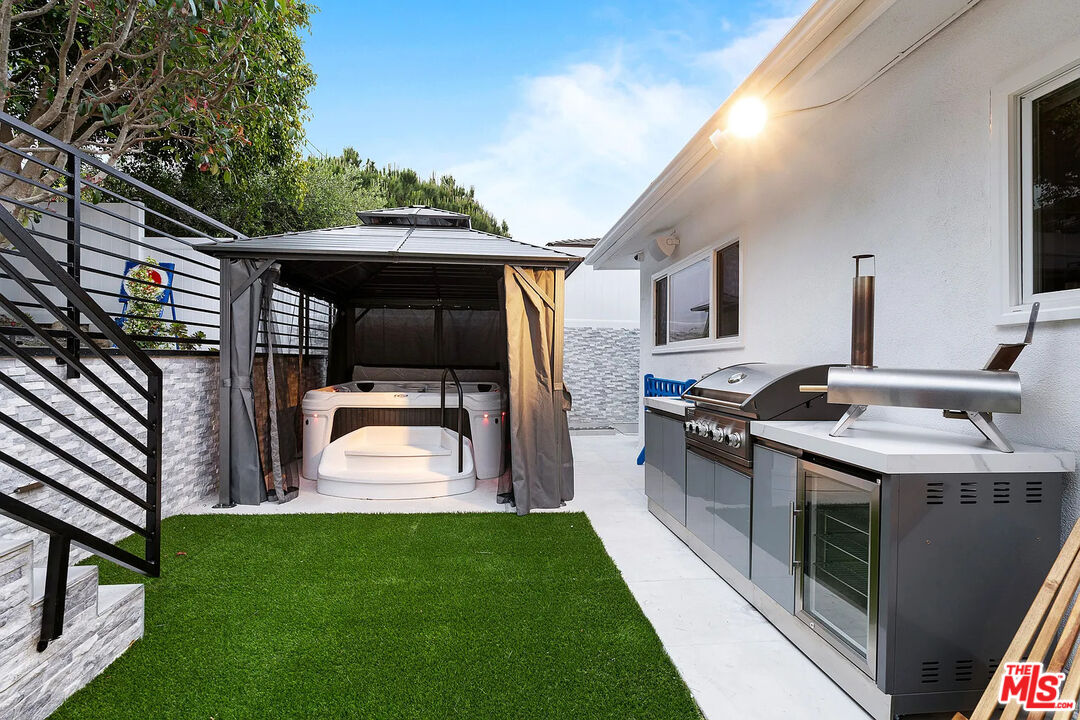 8222 Pershing Drive Playa del Rey, CA 90293 - Photo 8 of 36 a view of outdoor kitchen and outdoor kitchen