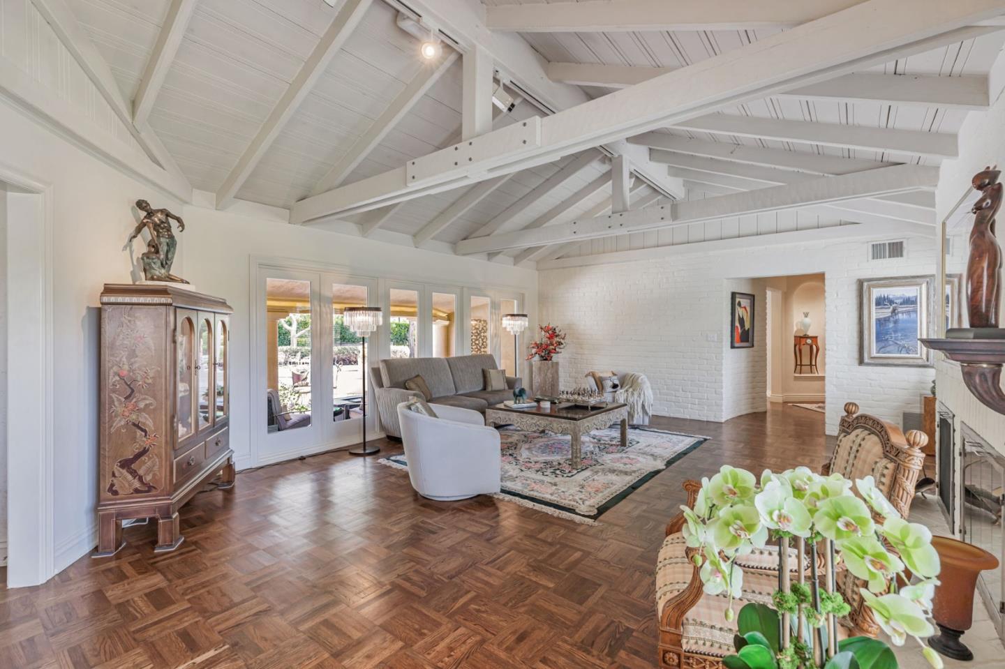 3231 Fieldcrest Drive Sacramento, CA 95821 - Photo 11 of 95 a living room with fireplace furniture and a floor to ceiling window
