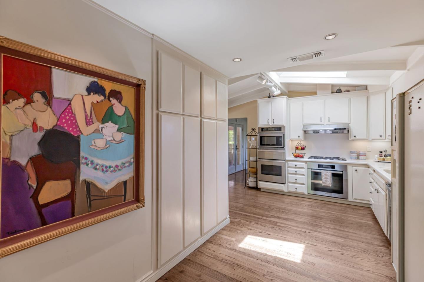 3231 Fieldcrest Drive Sacramento, CA 95821 - Photo 22 of 95 a kitchen with stainless steel appliances kitchen island granite countertop a refrigerator and a stove top oven