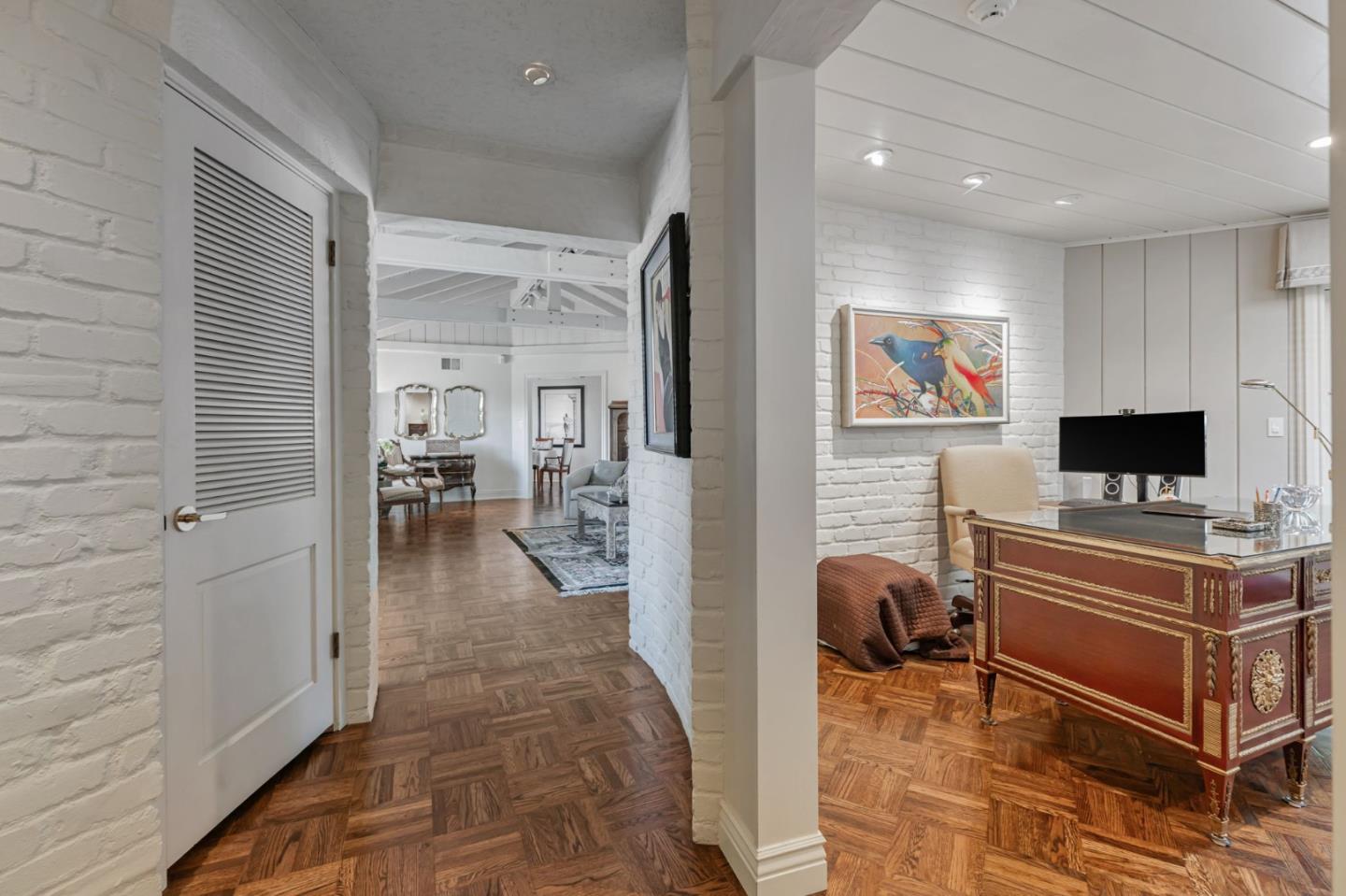 3231 Fieldcrest Drive Sacramento, CA 95821 - Photo 34 of 95 a workspace with furniture and a flat screen tv