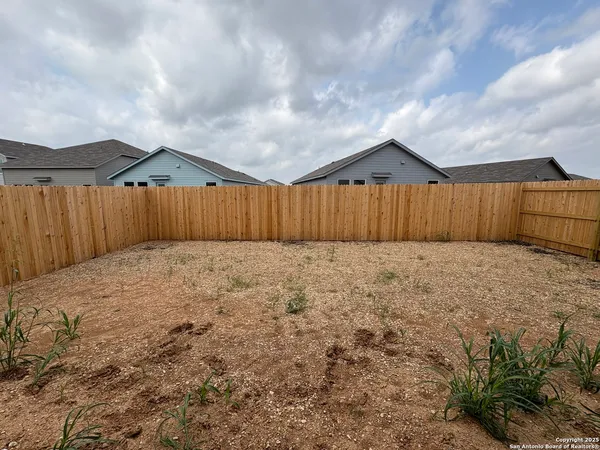 a view of wooden fence