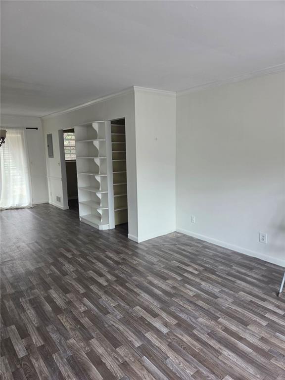 510 Coventry Road, Unit 3A Decatur, GA 30030 - Photo 5 of 24 a view of empty room with wooden floor and fireplace