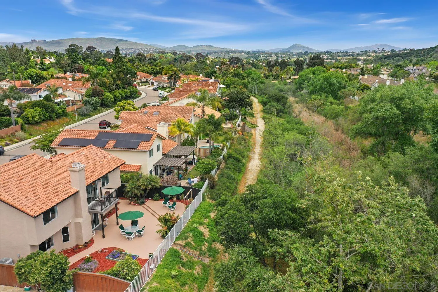 1769 Willowhaven Road Encinitas, CA 92024 - Photo 31 of 36 an aerial view of residential houses with outdoor space and trees