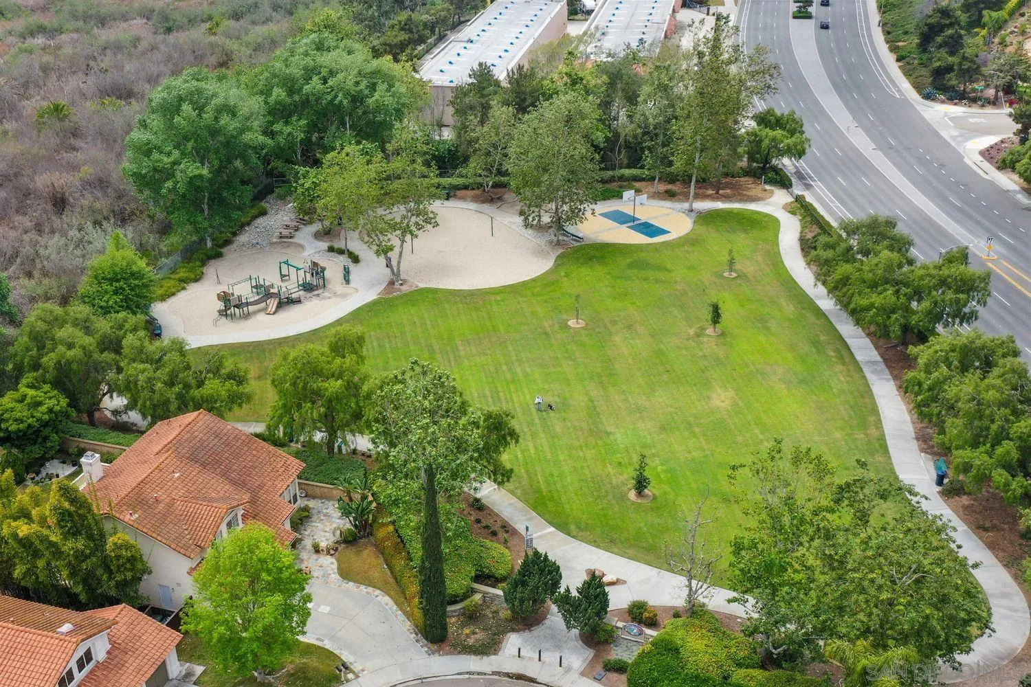1769 Willowhaven Road Encinitas, CA 92024 - Photo 33 of 36 an aerial view of a residential houses with outdoor space and trees all around