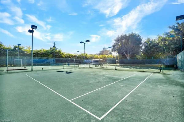 a view of a tennis court