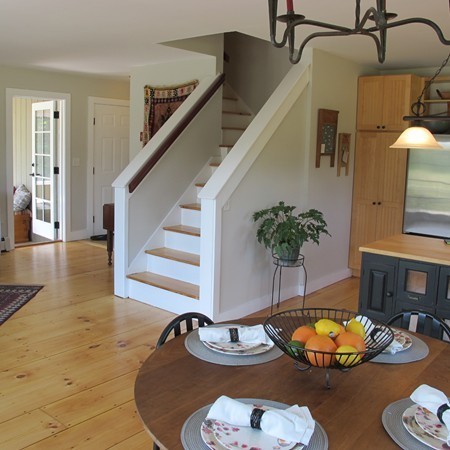 1 Juggler Meadow Road Leverett, MA 01054 - Photo 5 of 23 a dining room with furniture and a wooden floor