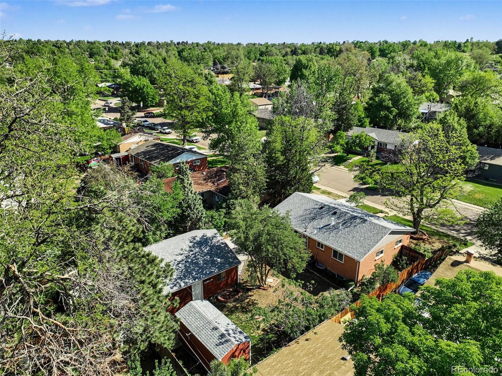 3217 South Stuart Street Denver, CO 80236 - Photo 26 of 29 an aerial view of multiple house