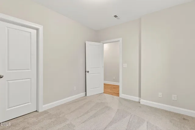 a view of an empty room