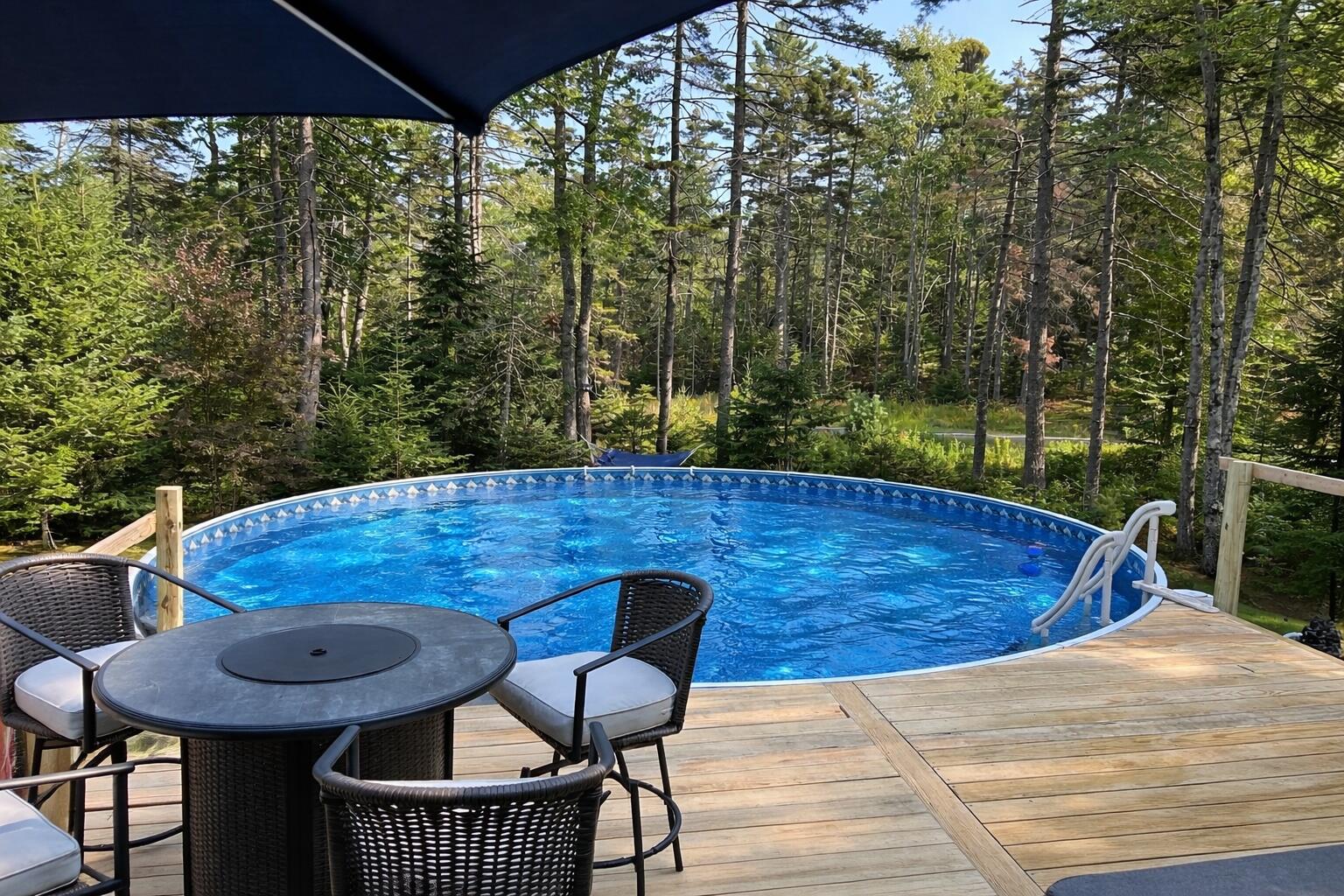 108 Baker Road Freeport, ME 04032 - Photo 35 of 43 Back deck/pool