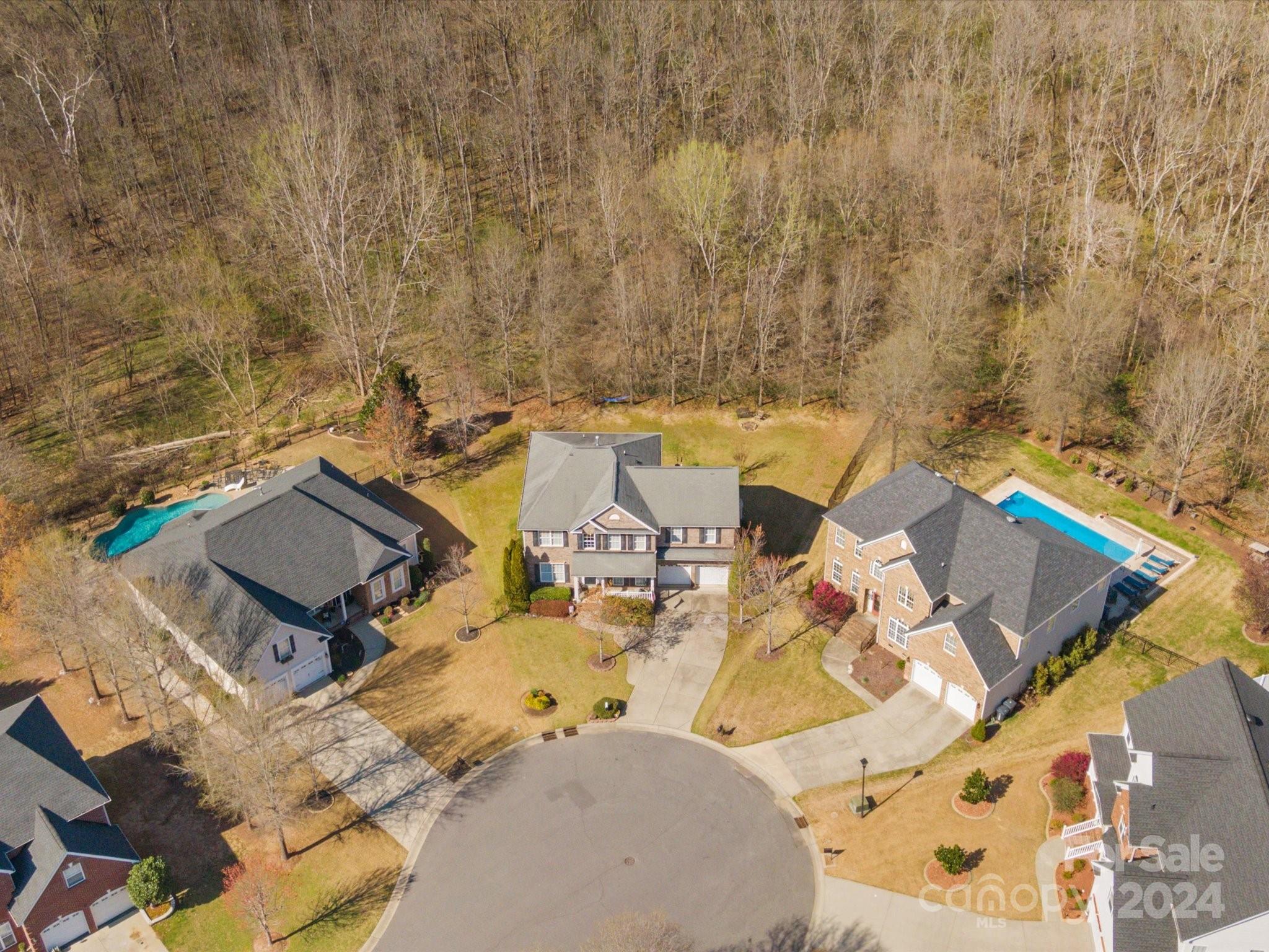 219 Clear Spring Court Fort Mill, SC 29708 - Photo 34 of 38 an aerial view of a house with a yard