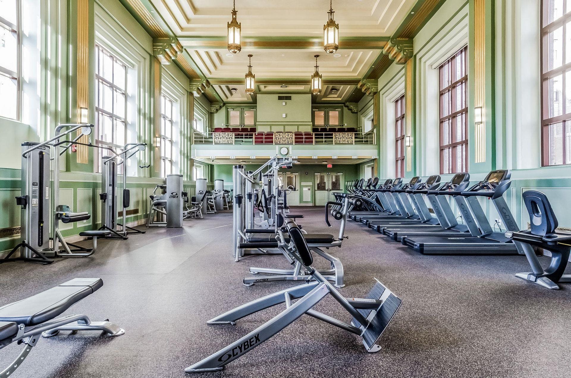 20 Beacon Way, Unit T1106 Jersey City, NJ 07304 - Photo 10 of 21 a view of a room with gym equipment