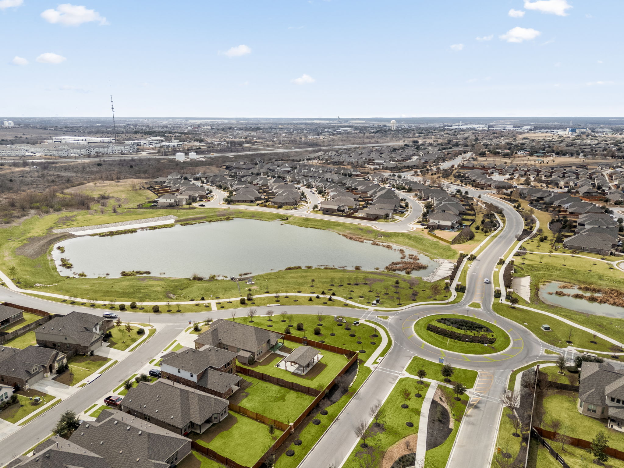 1098 Cherrystone Loop Buda, TX 78610 - Photo 36 of 37 an aerial view of a city