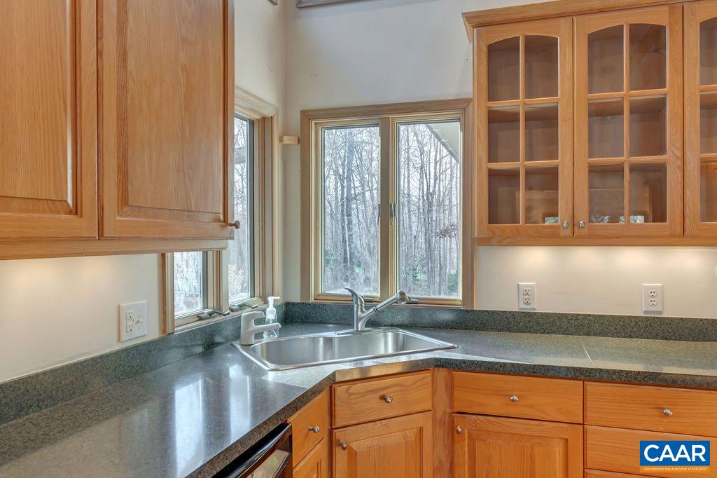 9 Out Of Bounds Road Palmyra, VA 22963 - Photo 12 of 37 a kitchen with a sink and a window