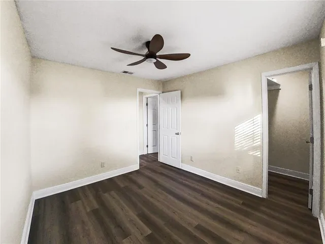 wooden floor in an empty room