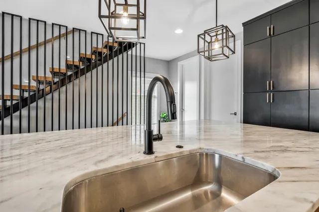 a view of a living room and entryway