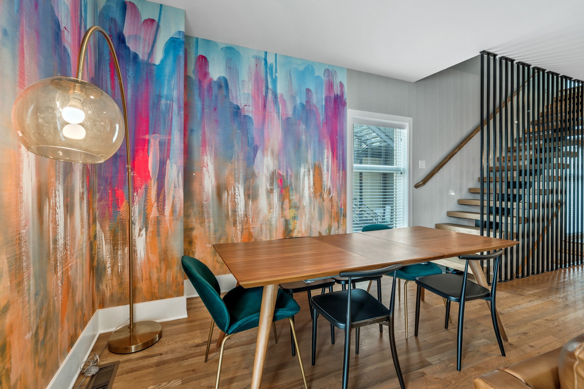 705 27th Avenue North Nashville, TN 37209 - Photo 20 of 41 a view of a dining room with furniture and chandelier