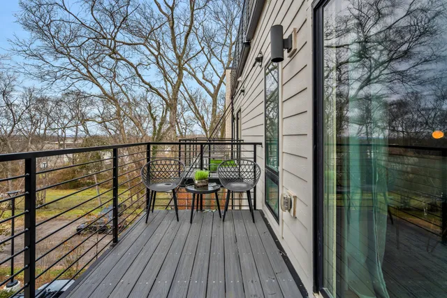 a view of balcony deck and patio