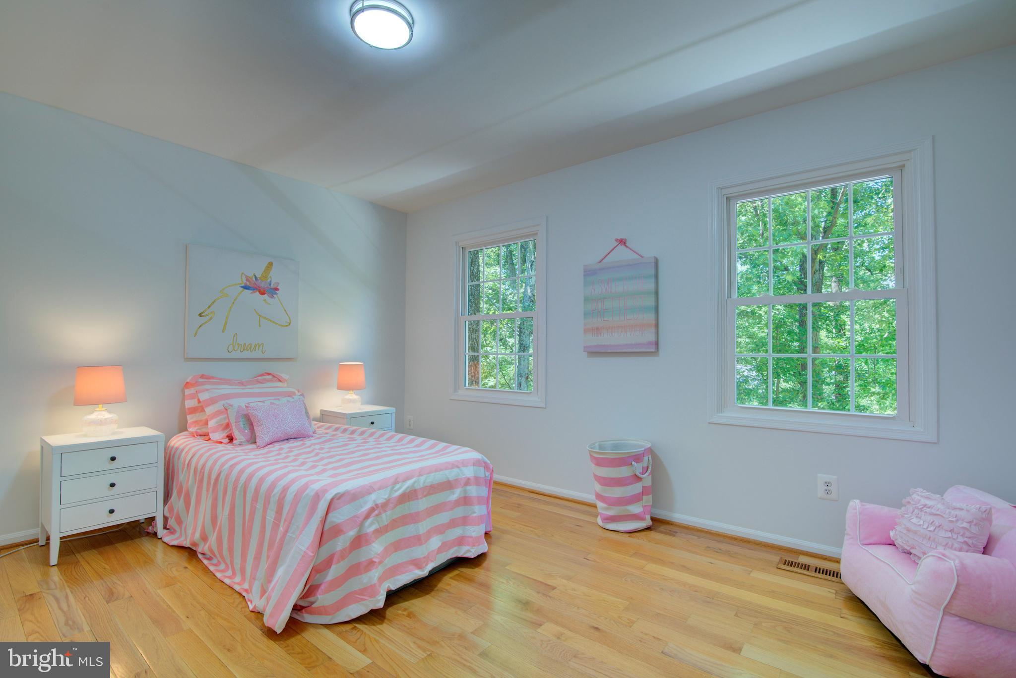 12029 Lake Newport Road Reston, VA 20194 - Photo 18 of 30 Upper Level Bedroom #4 with Hardwood Floors.