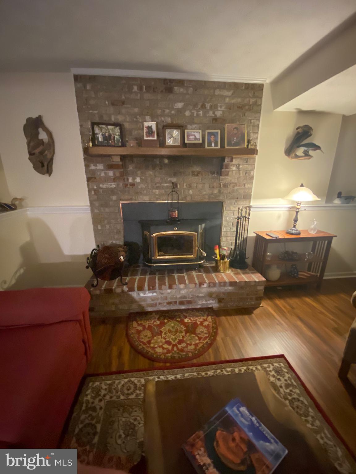 3817 Longley Road Abingdon, MD 21009 - Photo 28 of 51 Fireplace in Family Room 17' x 13' in Lower Level