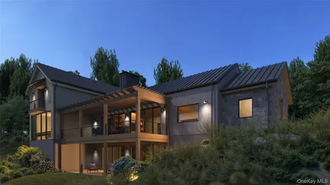 a front view of a house with a porch