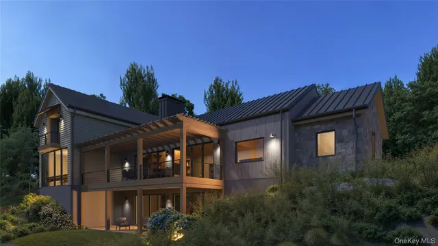 a front view of a house with a porch