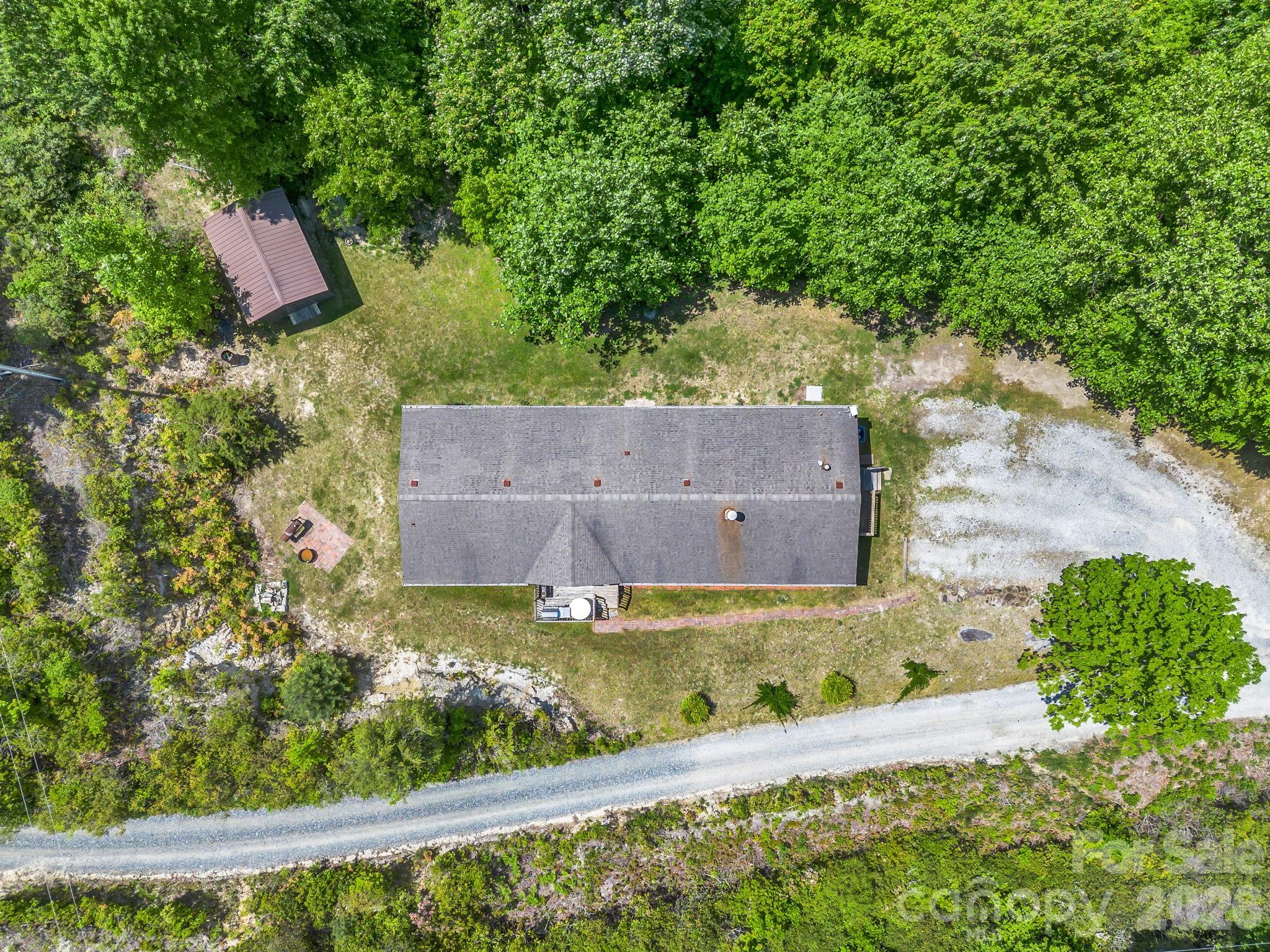 2053 Nancy Mountain Road Rosman, NC 28772 - Photo 42 of 47 an aerial view of a house