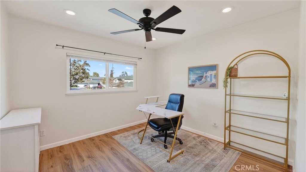 1761 Forum Way, Unit D Corona, CA 92881 - Photo 16 of 39 a workspace with wooden floor