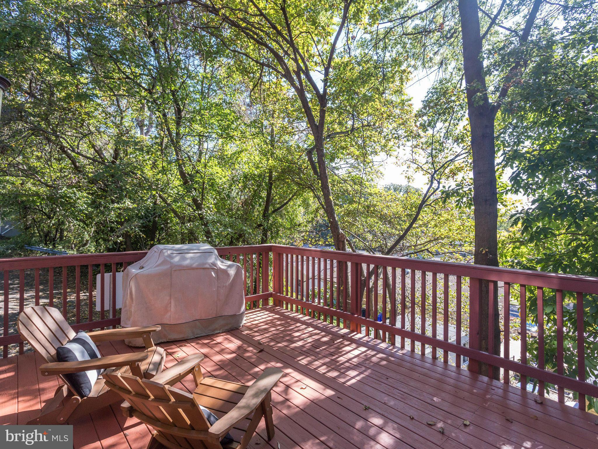 2071 South Glebe Road Arlington, VA 22206 - Photo 17 of 19 a view of balcony with wooden floor and outdoor seating